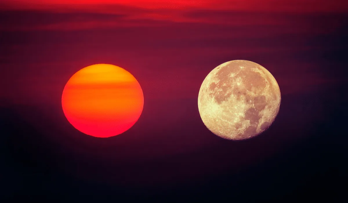 por que la luna se ve del mismo tamaño que el sol