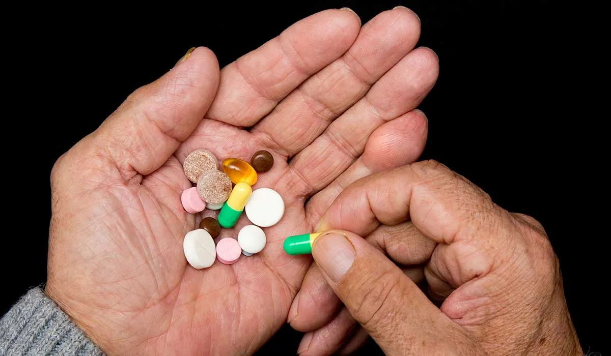 reducción de medicina en paciente