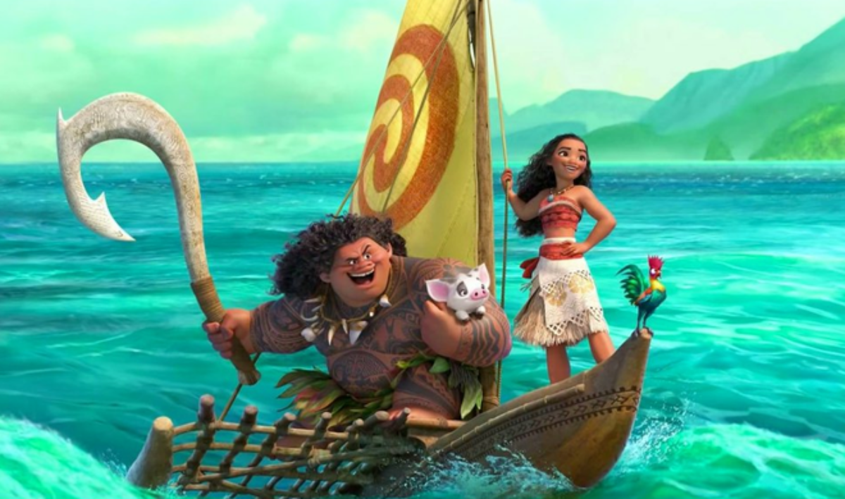 Película: Moana, basada en la mitología polinesia