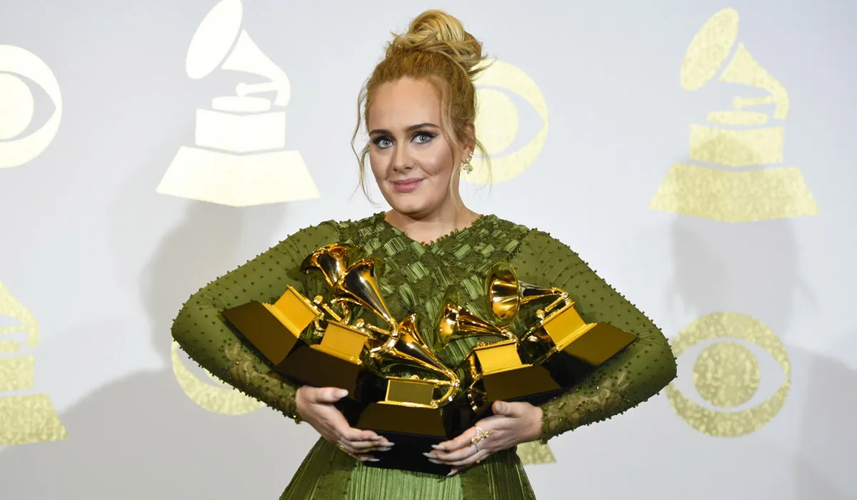 la noche de Adele en los grammys 2017