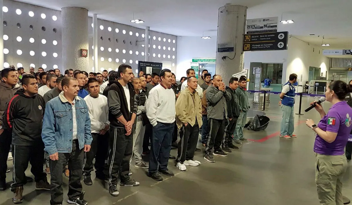 deportados llegan a México