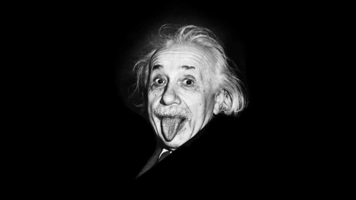 Detrás de la foto de Einstein con la lengua afuera