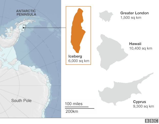 Larsen C-iceberg más grande de Antártida se parte.jpg