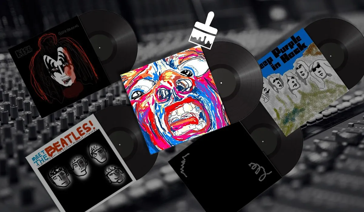 Míticas portadas de discos reinventadas por Paint