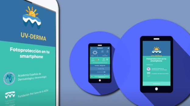 app que indica cuánto tiempo exponerte al sol