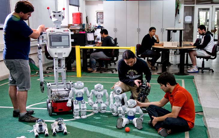 competencia robótica en Campus Party5-sele