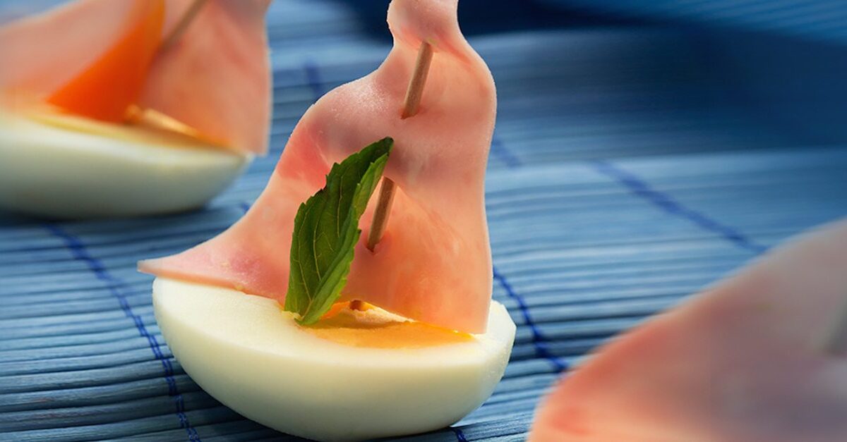 Barquitos de huevo.