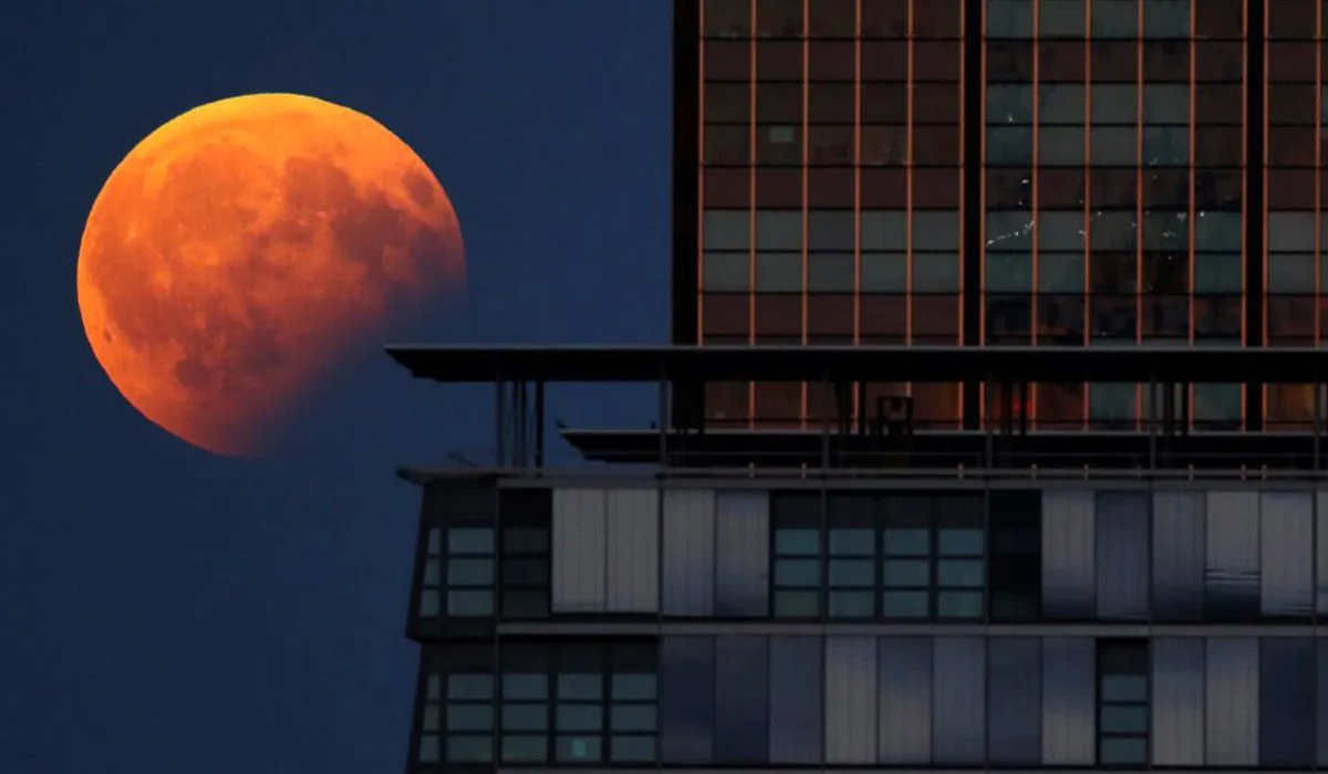 Así se vio el eclipse lunar