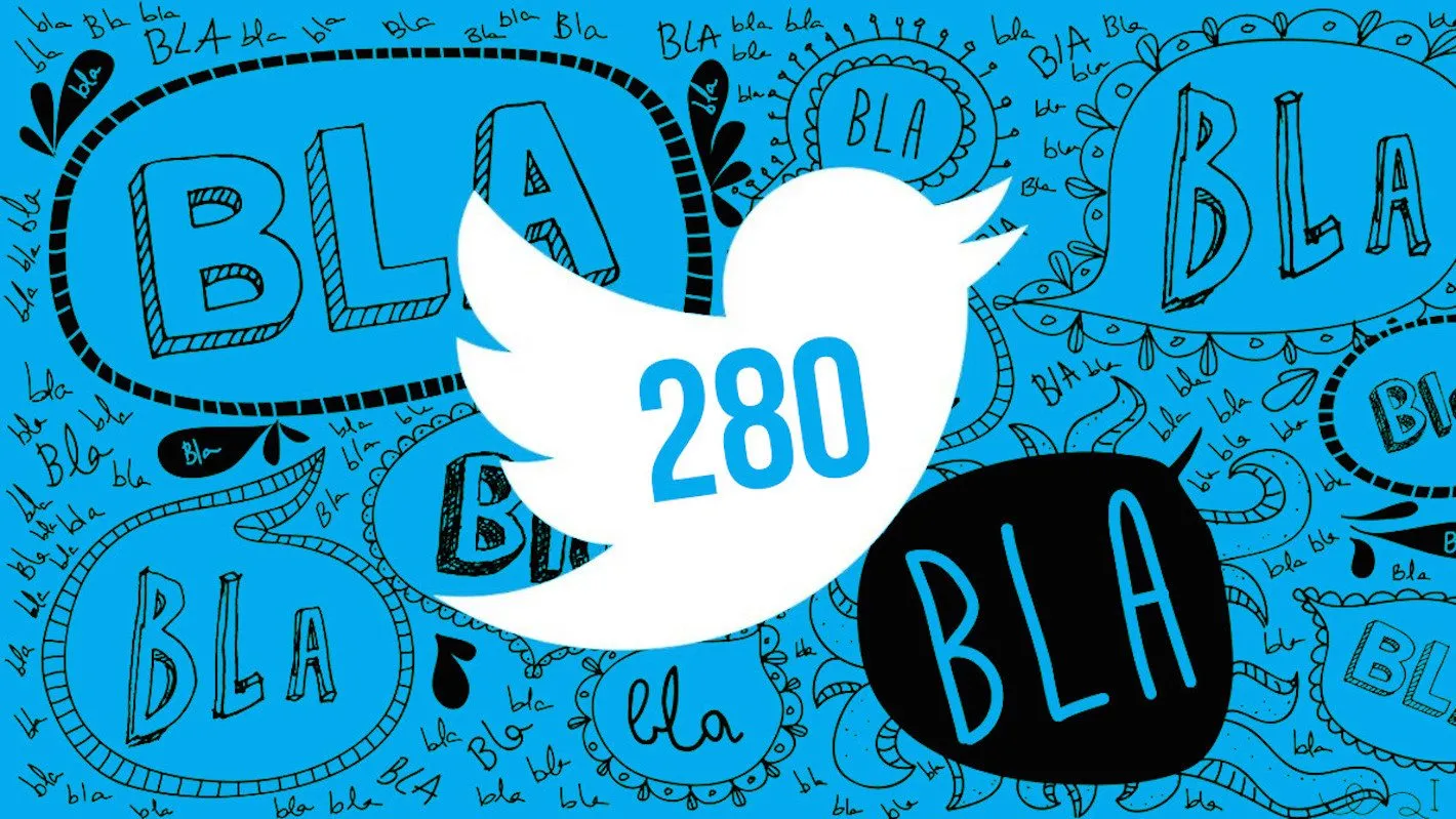 280 caracteres en Twitter