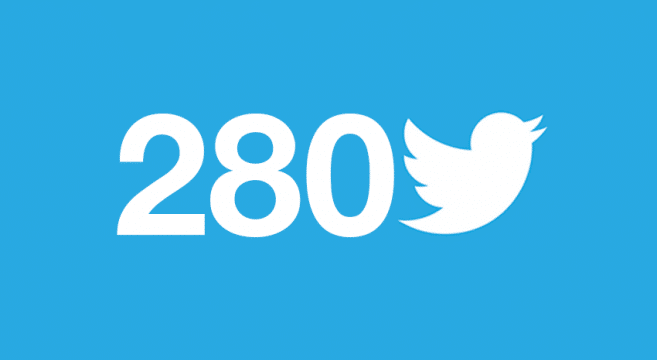 280 caracteres en Twitter