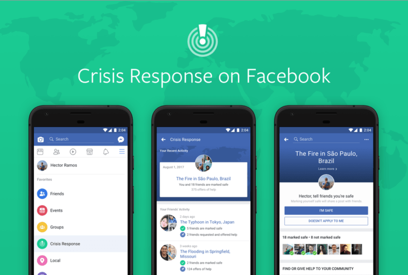 Conoce el centro de respuesta a crisis de Facebook