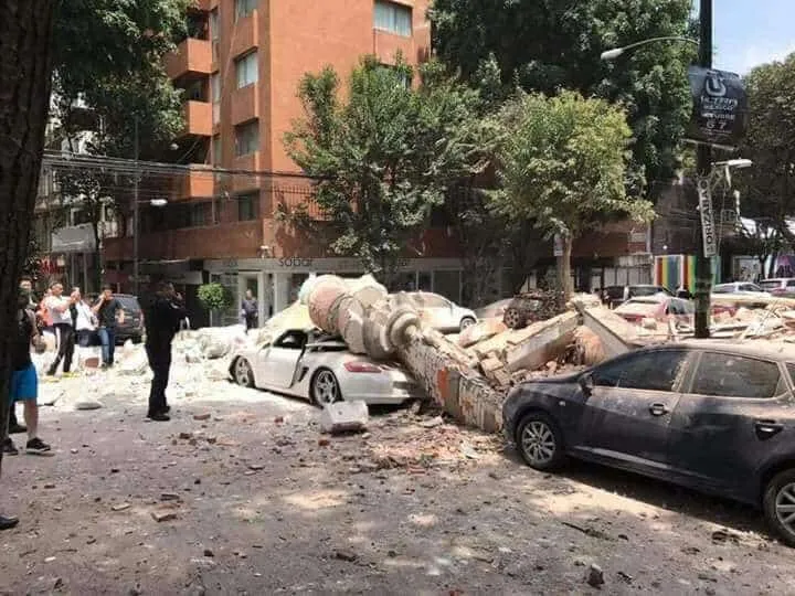 Sismo en la Ciudad de Méxixo.