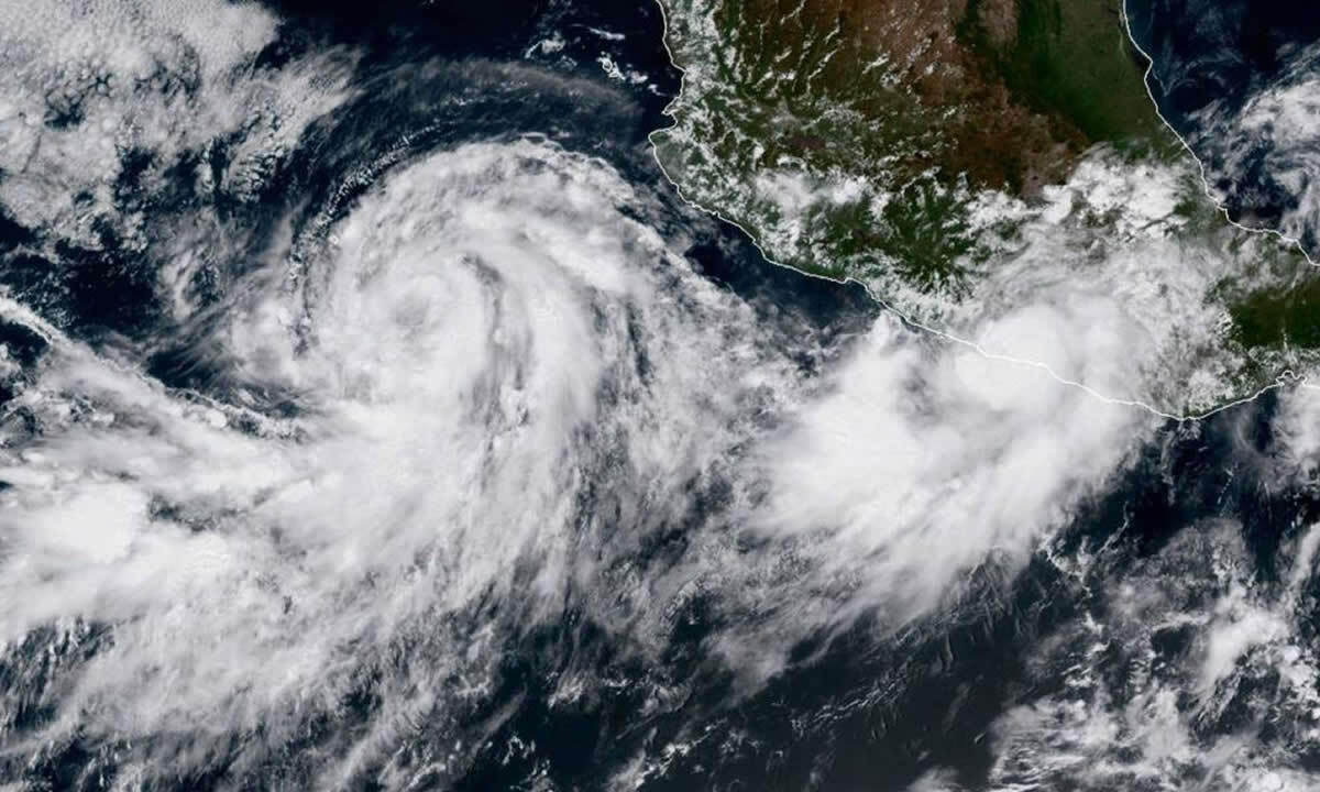 Llega tormenta tropical Norma con intensas lluvias
