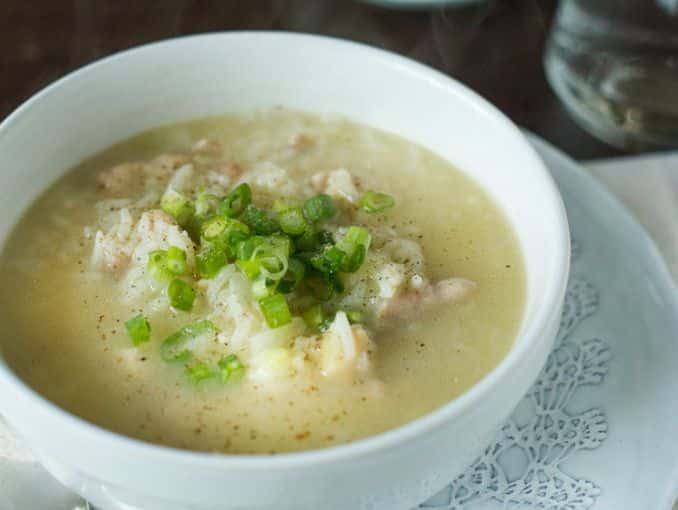 Sopa de pollo para el dolor de las articulaciones