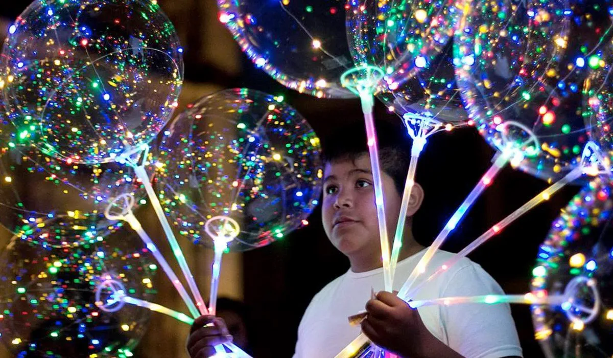 La locura por los globos de LED