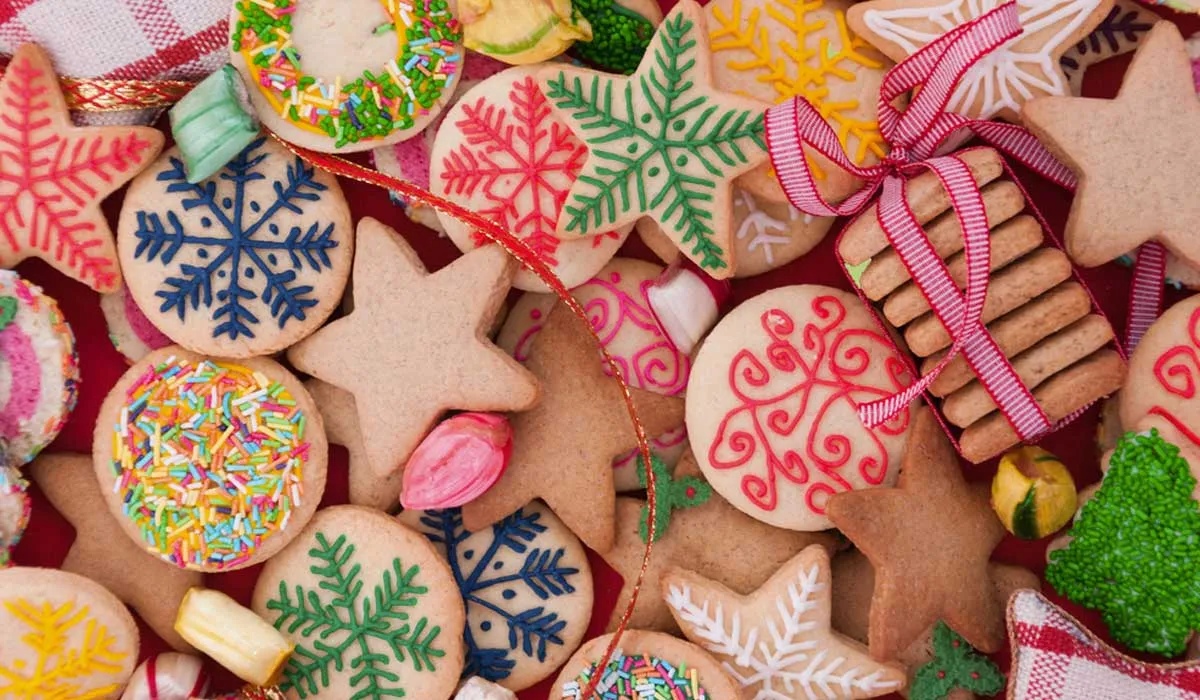 Árbol de Navidad con galletas de recuerdo para tus invitados