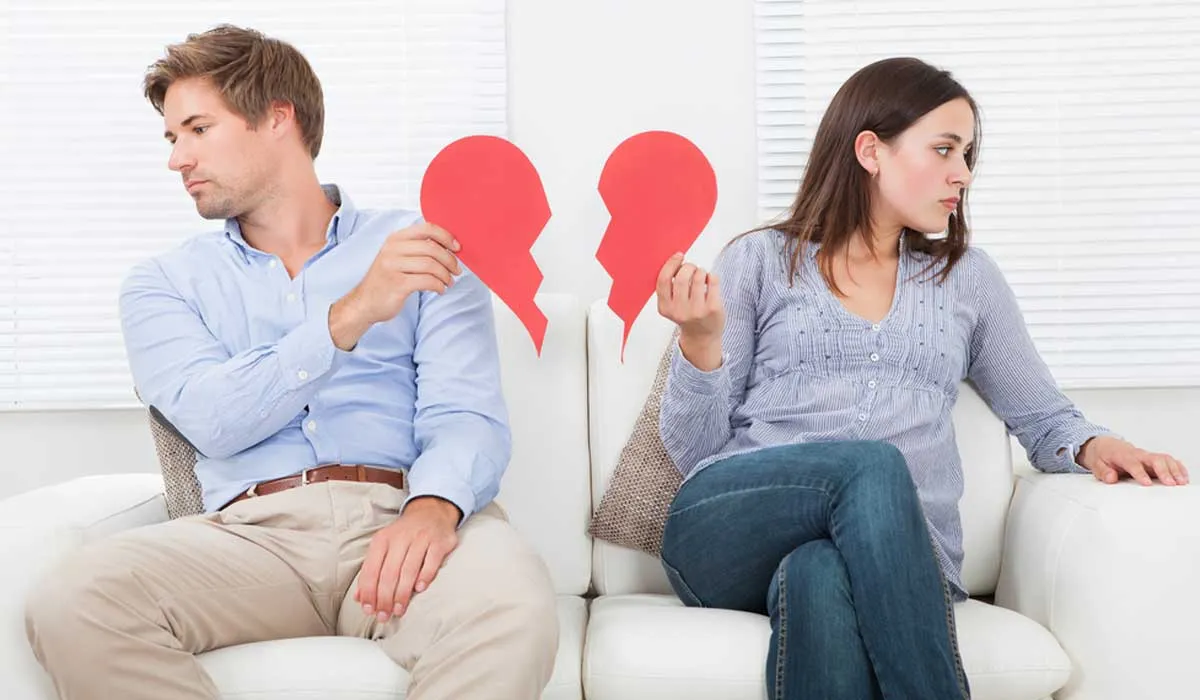 señales exageradas de divorcio en tu pareja