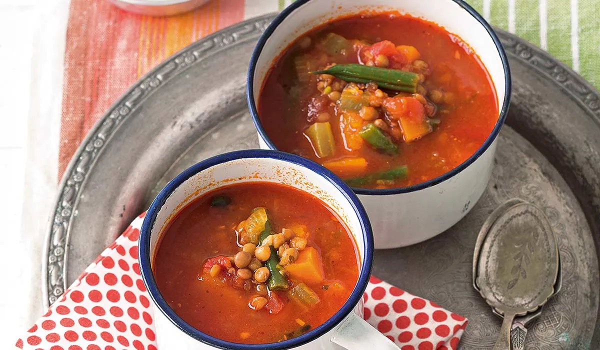 sopa de lentejas