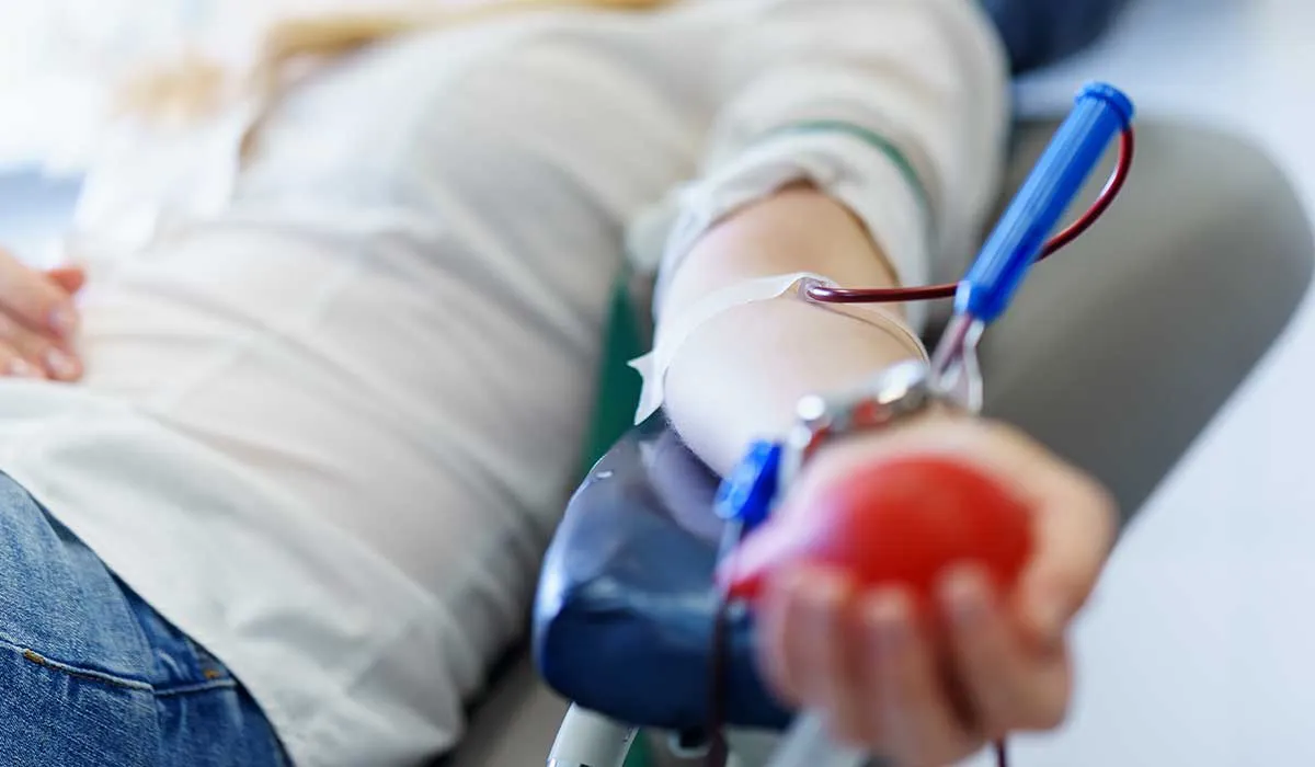 para donar sangre