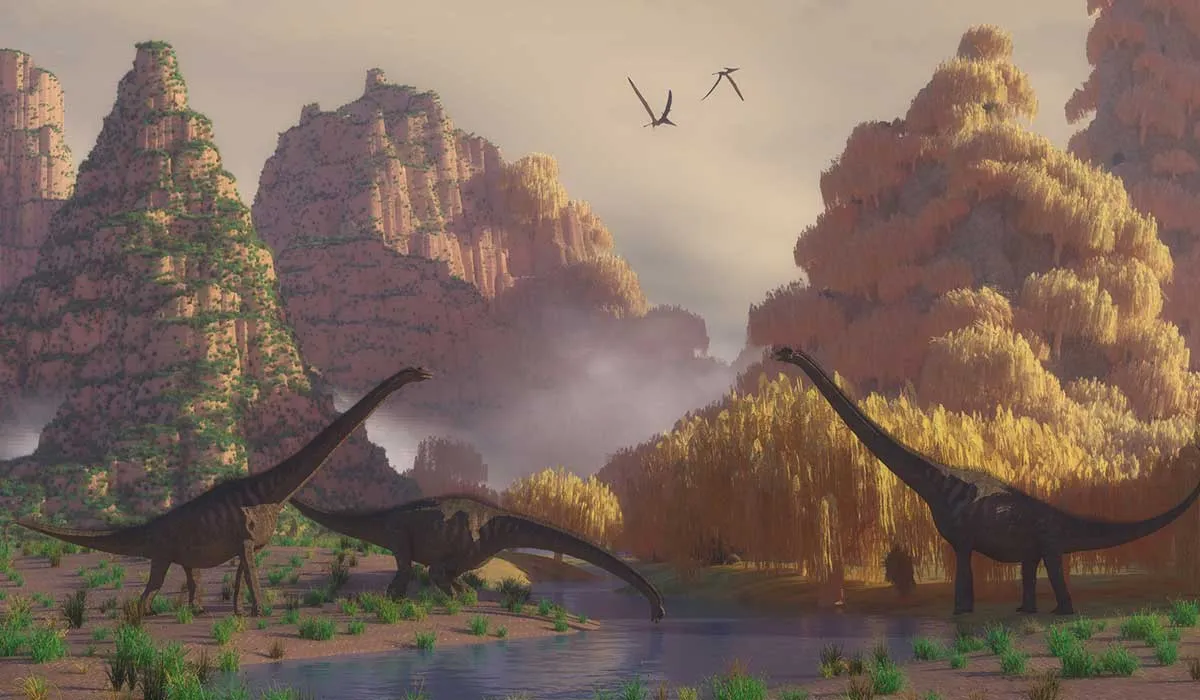 así sería el l mundo con dinosaurios vivos