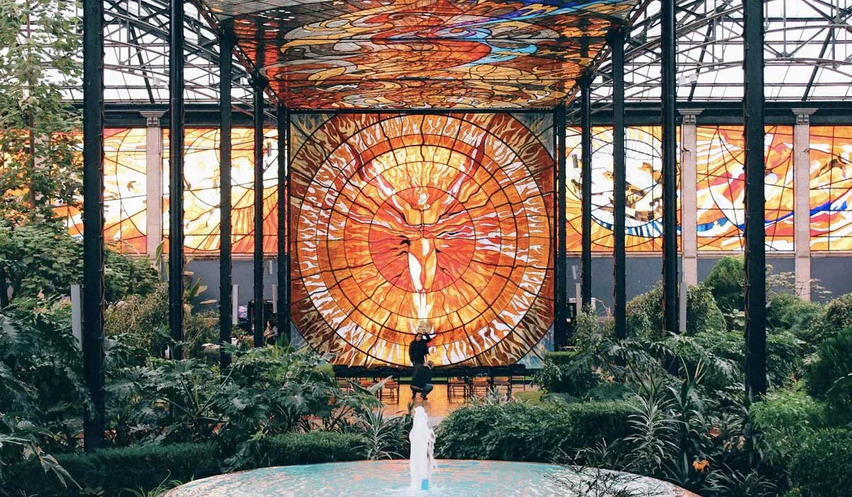 El Cosmovitral, un mundo de luz y vegetación