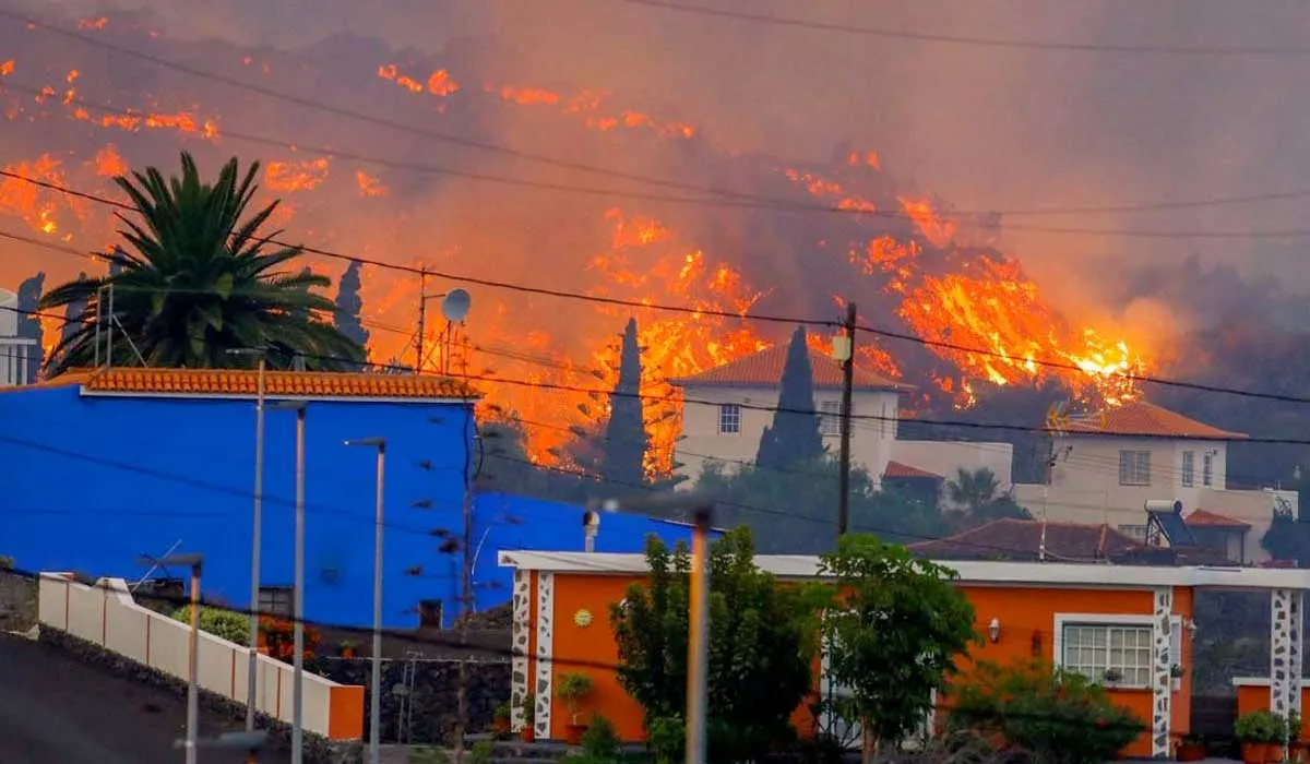 gran erupción del volcán en La Palma