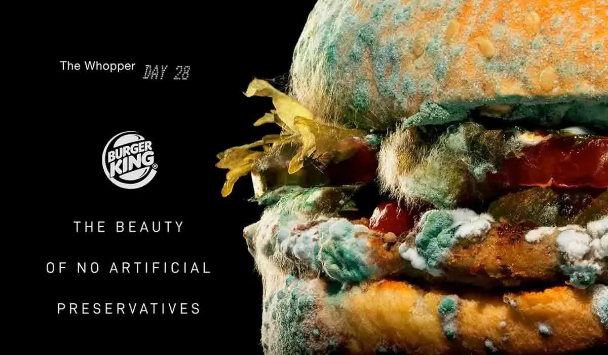 adiós a los conservadores de los productos de Burger King