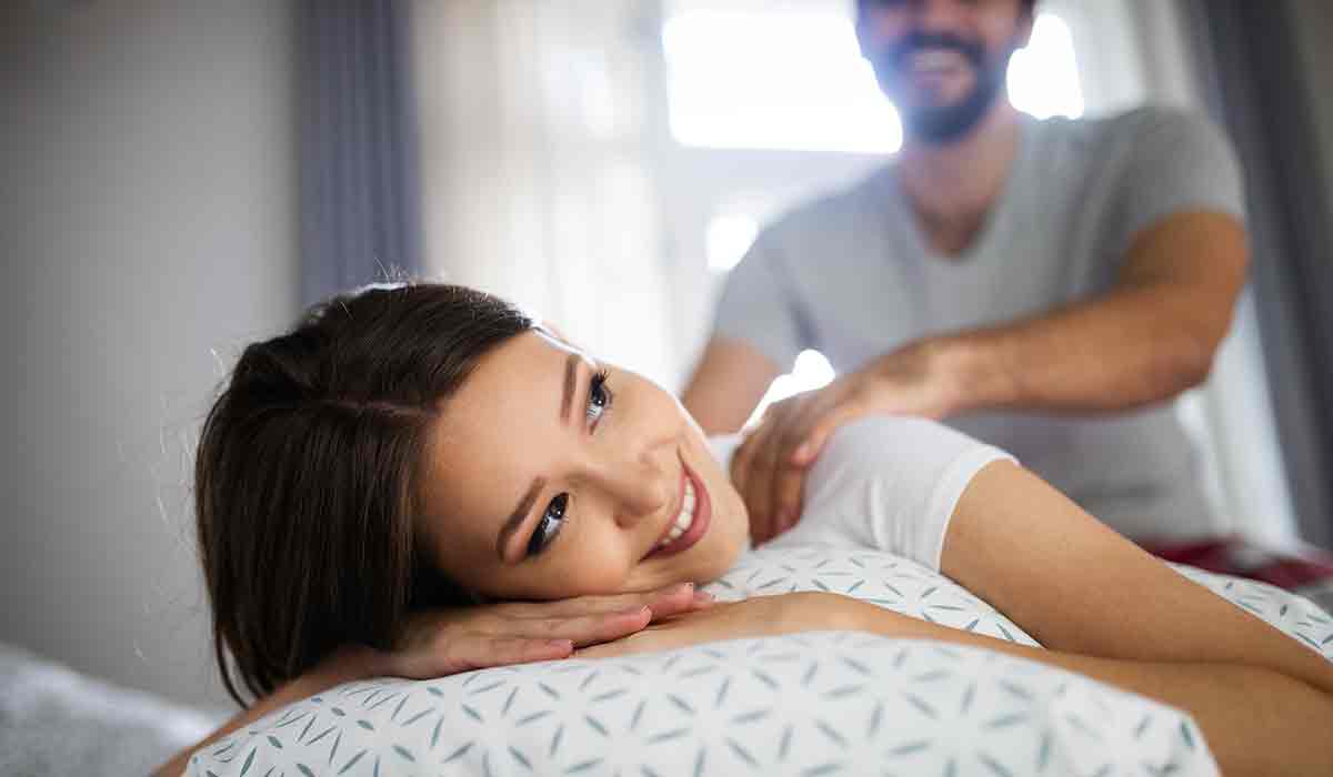 masaje antiestrés en pareja