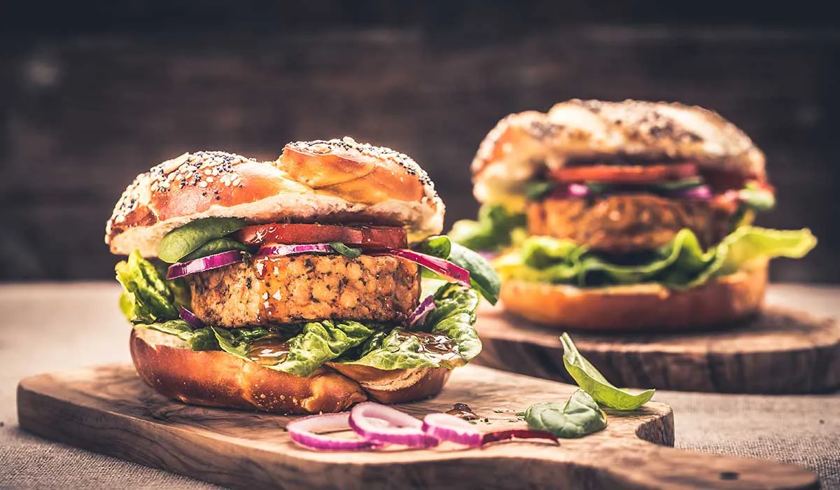 disfruta de unas hamburguesas de lentejas