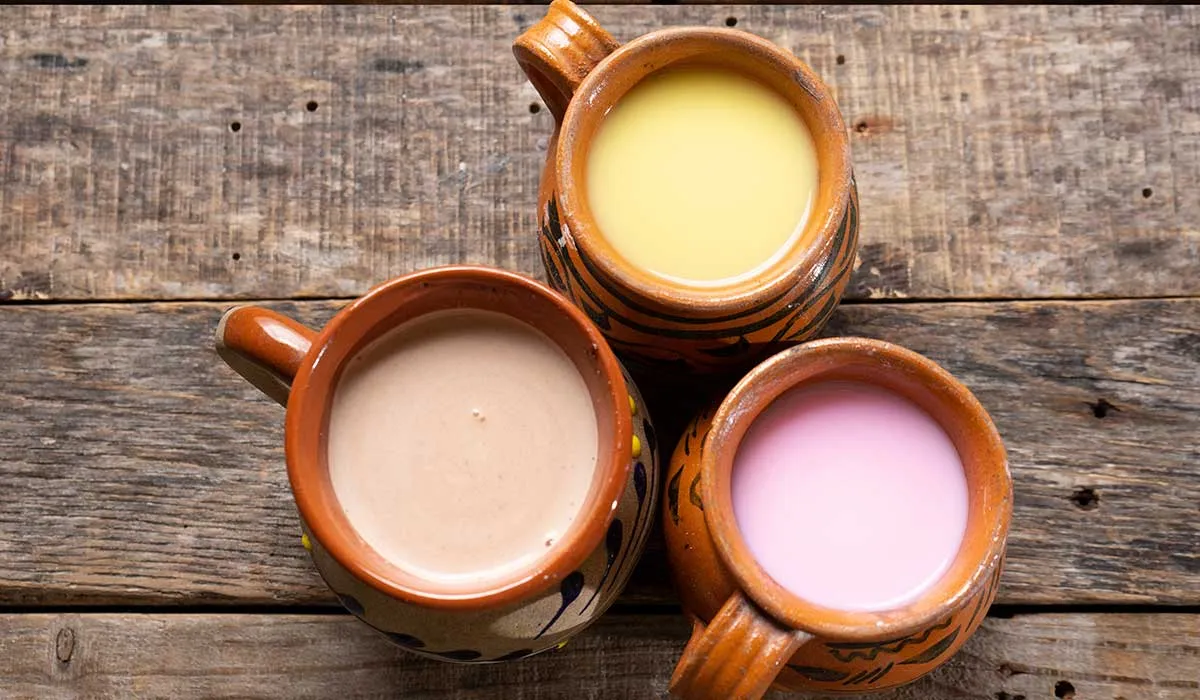 receta de atole de manzana