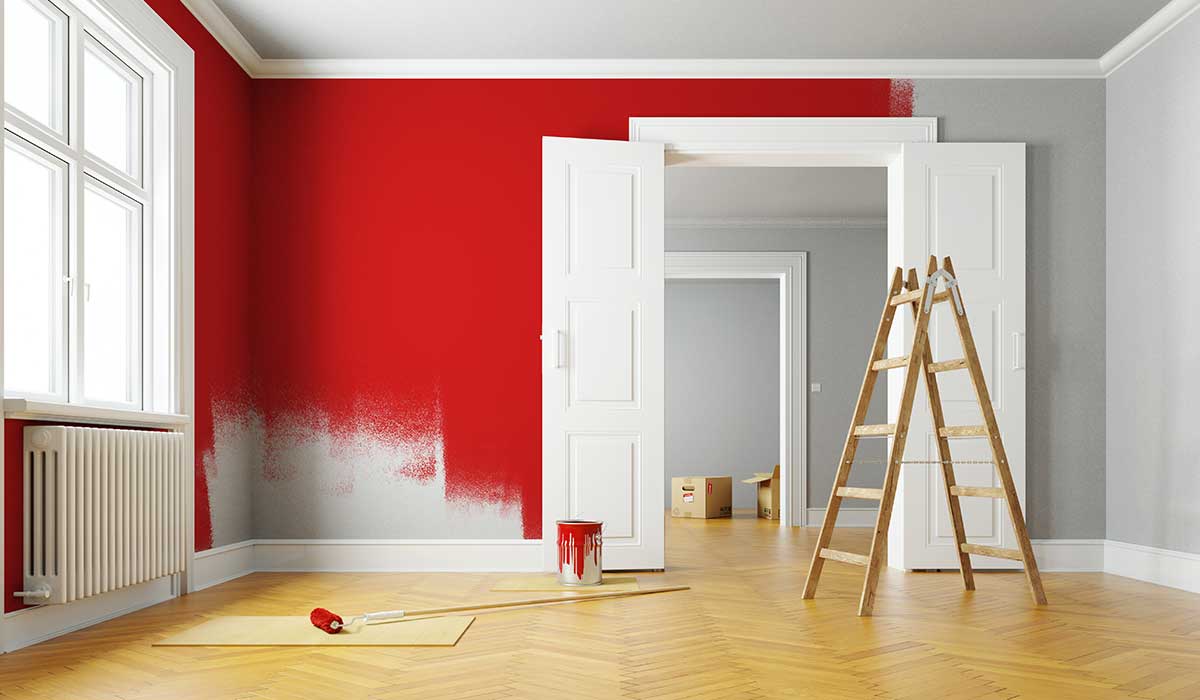 de que no color pintar una habitación