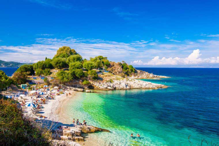 bella isla en el Mediterráneo