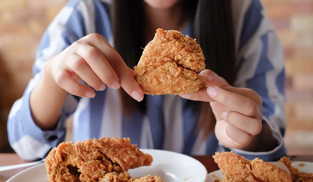 receta de pollo frito