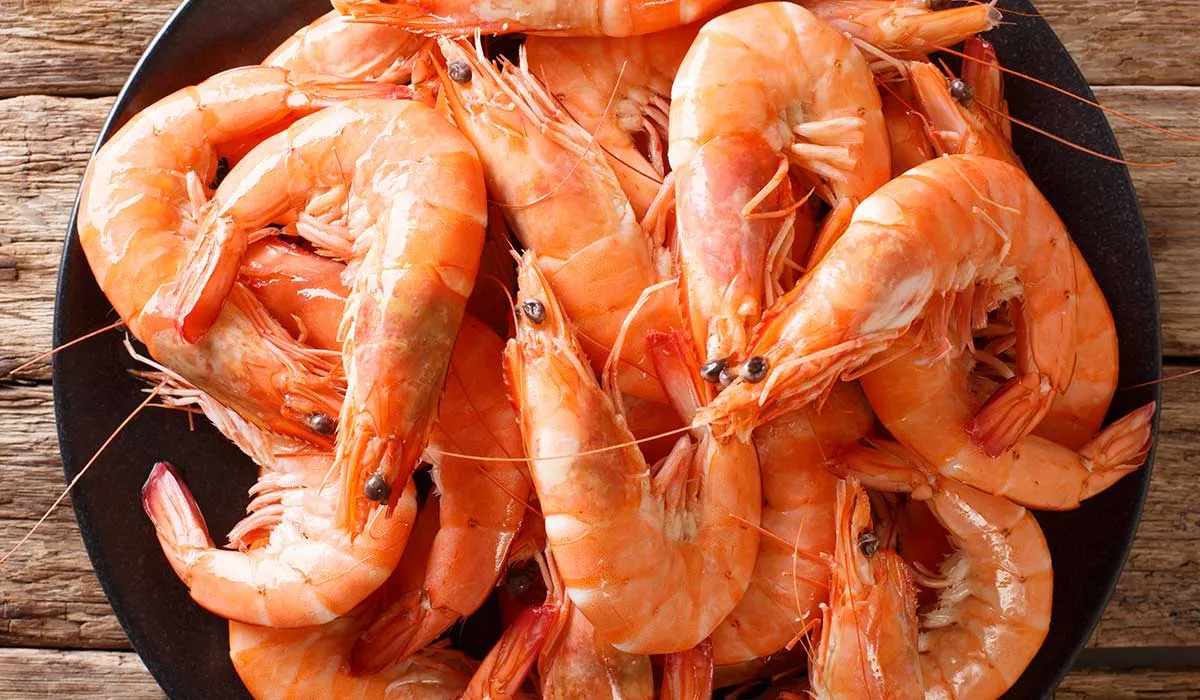 camarones con crema y chipotle