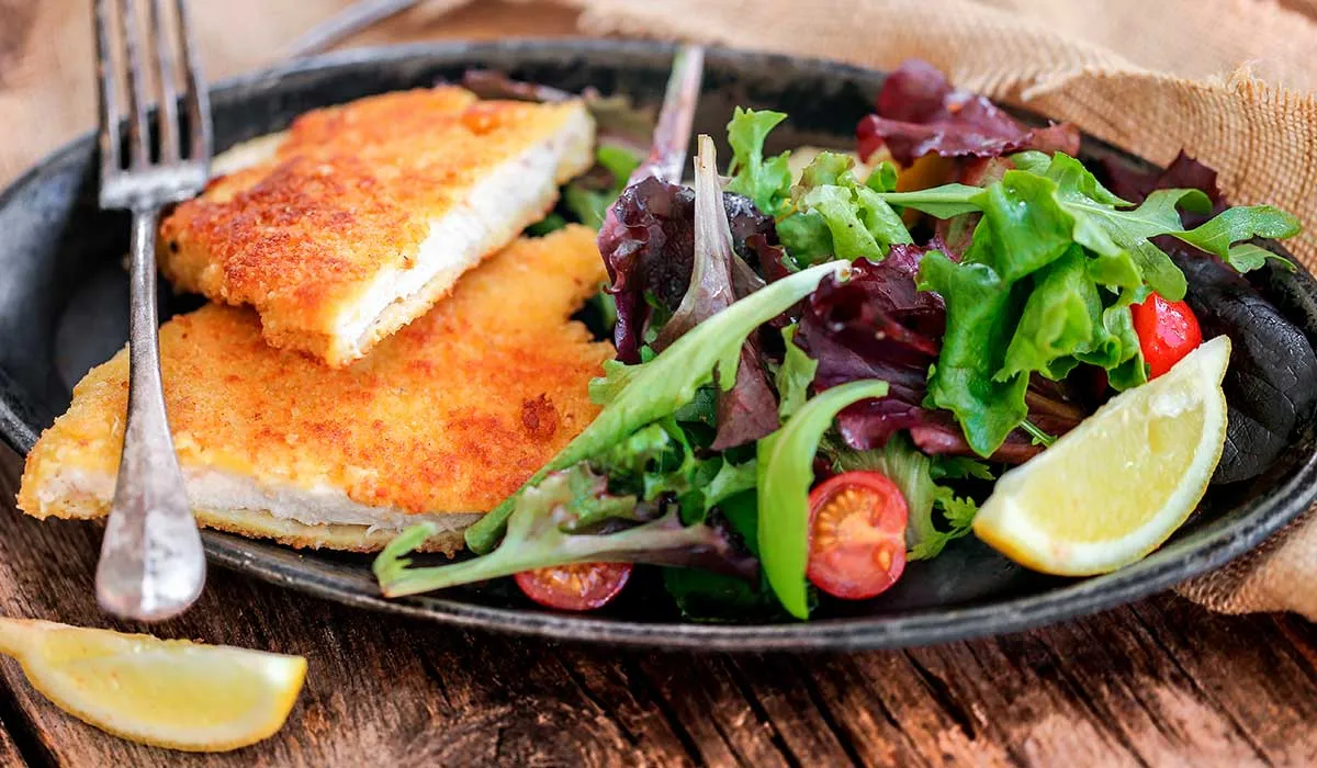 milanesas rellenas de jamón y queso
