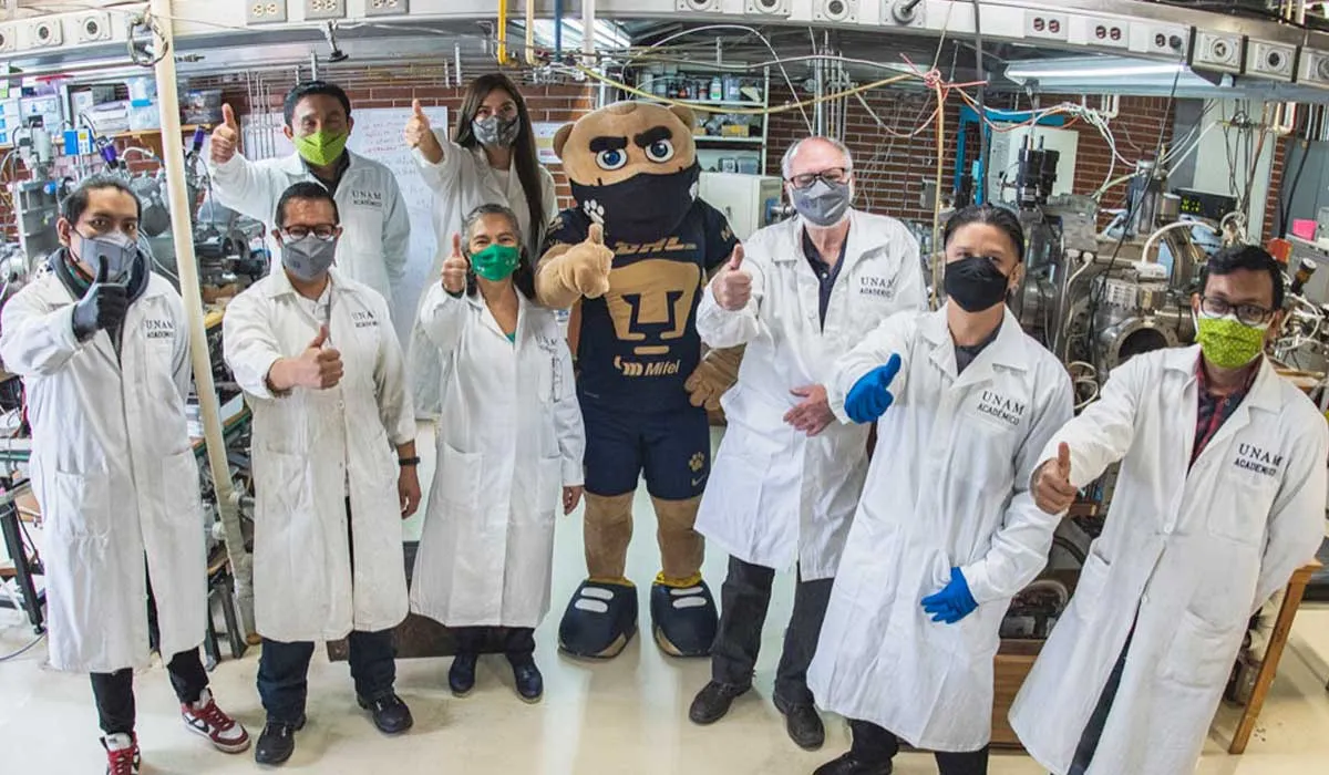 cubrebocas sakcu hecho por la UNAM con plata y cobre