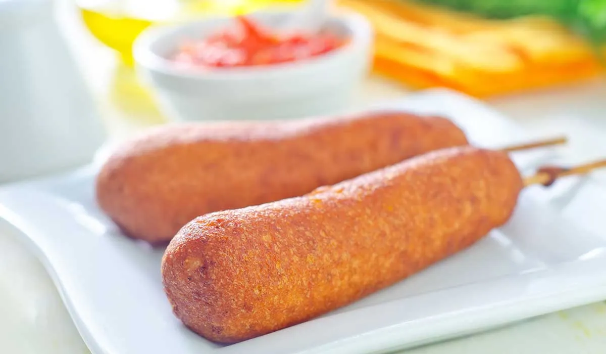 receta de banderillas de salchicha