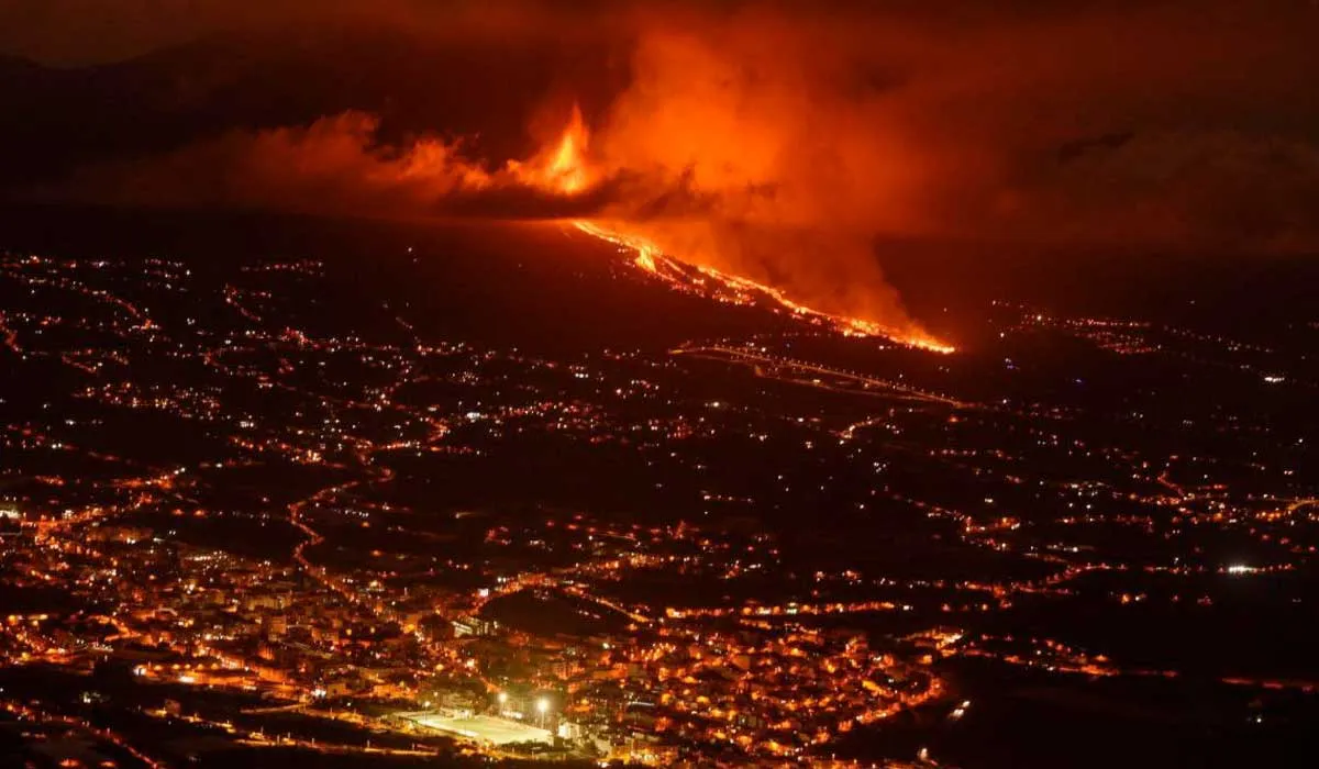 peligro si la lava llega al mar