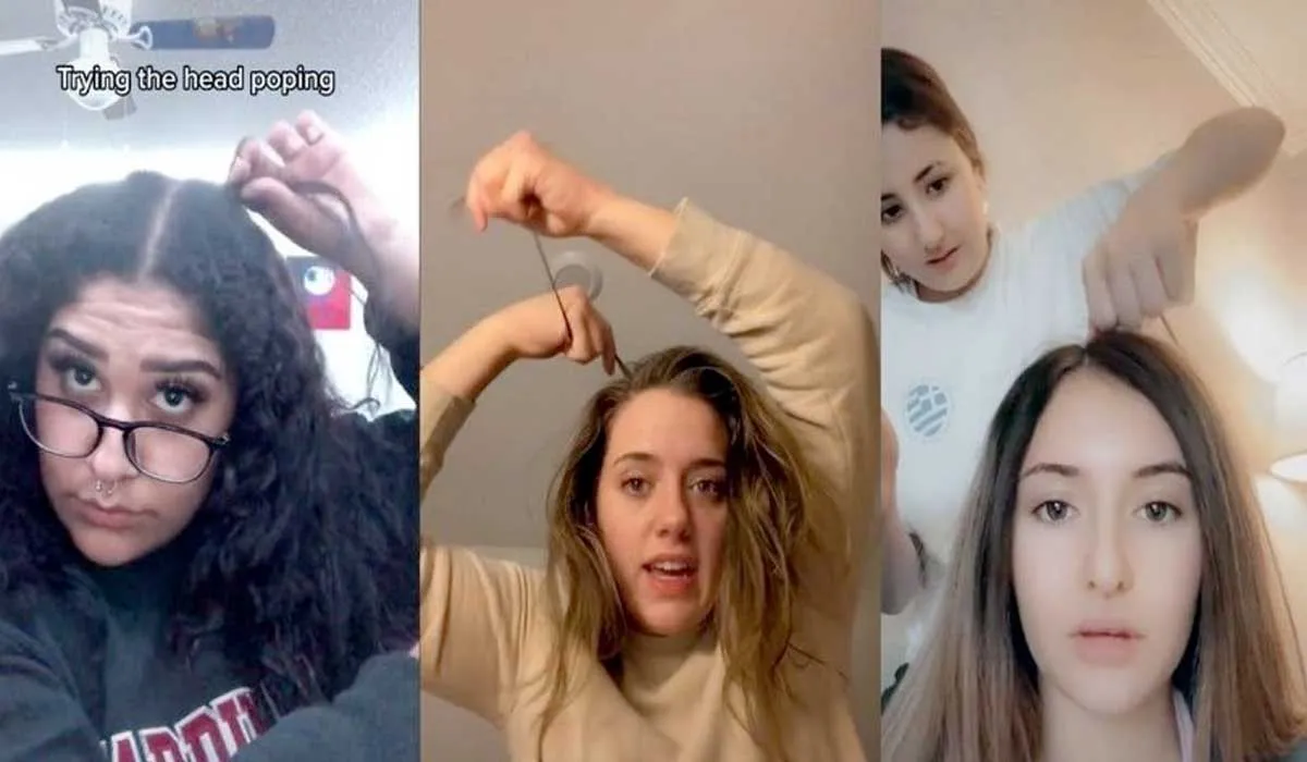 peligroso reto de TikTok con el cabello