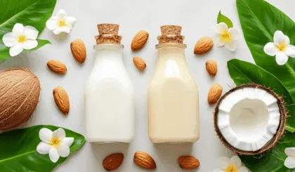 Que elegir leche de coco o de almendras, aquí te contamos.