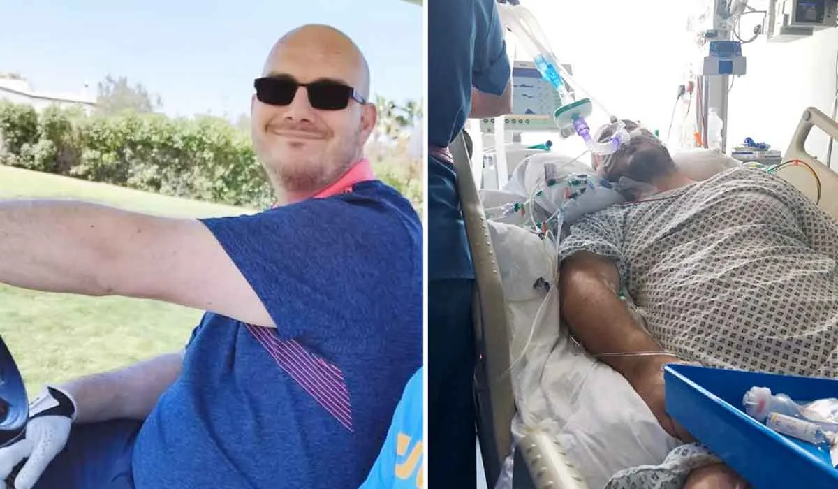 quedó paralizado después de sentir dolor en su cuello