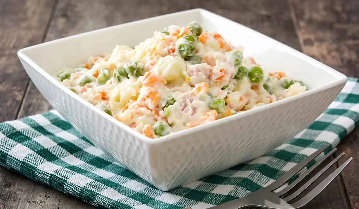 receta de ensalada rusa para tu cuaresma