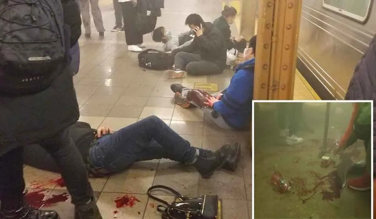 tiroteo en la estación del metro de Brooklyn
