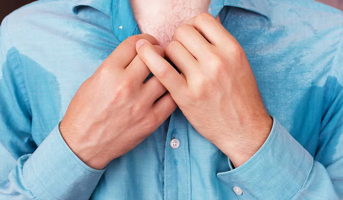 razones medicas para sudar excesivamente