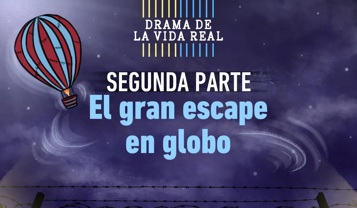 gran escape en globo
