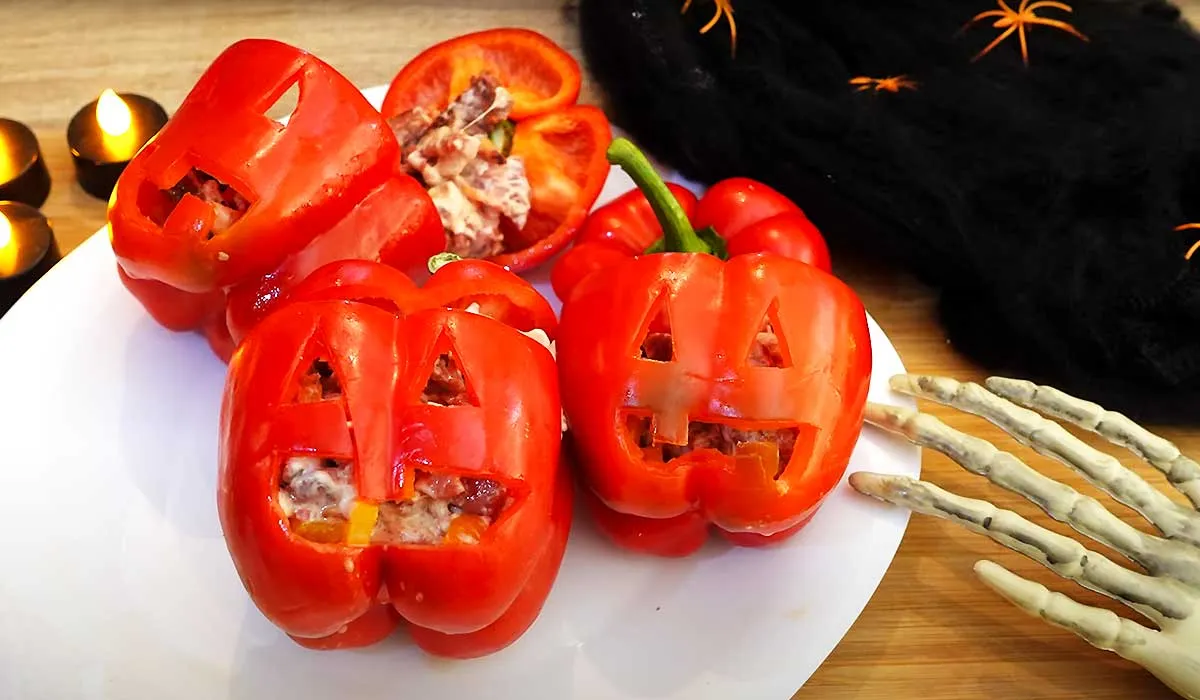 recetas para halloween con pimientos