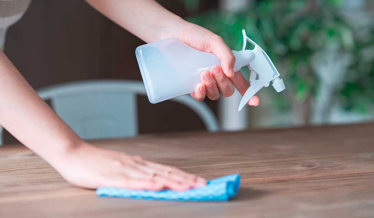 utiliza este limpiador para evitar el polvo en casa
