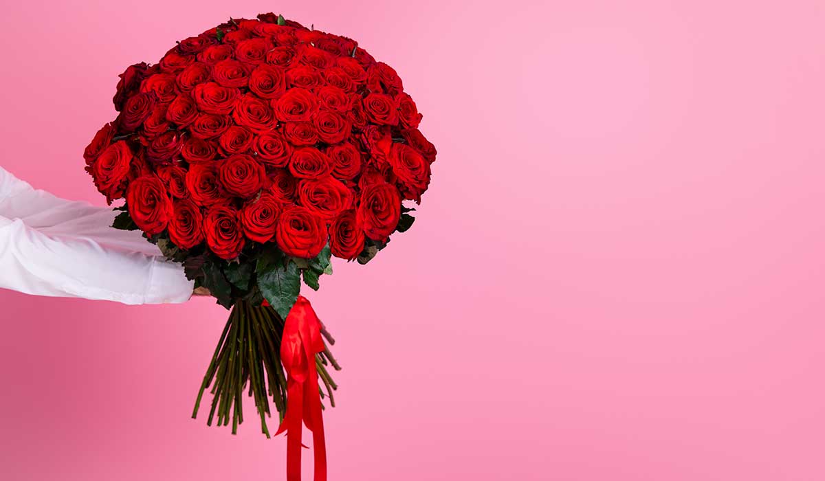 por que se regalan rosas rojas en San Valentin día del amor y la amistad