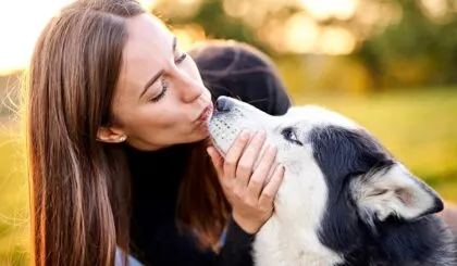 aunque los perros disfrutan de las caricias y el afecto humano, no todos los perros se sienten cómodos con los besos.