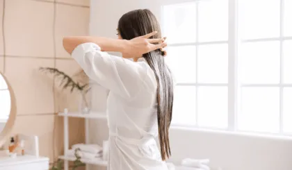 Mezcla casera para tener brillo en tu cabello